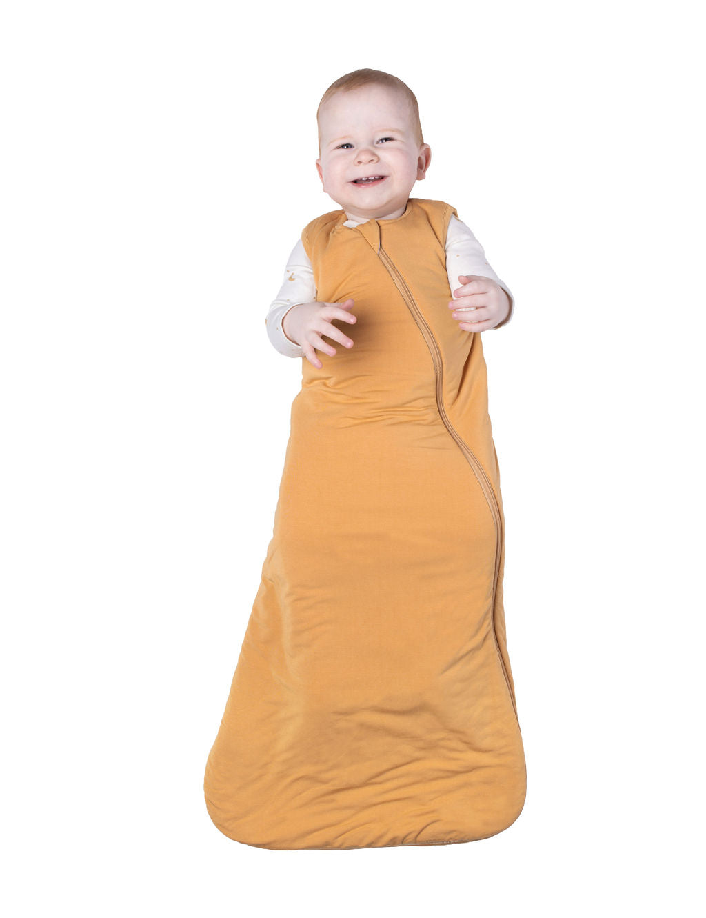 Lucas Play Bamboo Baby Sleep Sack – Caramel, TOG 1.0 (S/M/L, 0–36M Lucas Play Bamboo Baby Sleep Sack – Caramel, TOG 1.0 (S/M/L, 0–36M