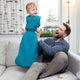 The Signature Sleep Bag - Teal Savoy TOG 1.0 | Bamboo Baby Sleep Sack