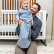 The Champ Sleep Bag - Peekaboo Blue TOG 1.0 | Bamboo Baby Sleep Sack